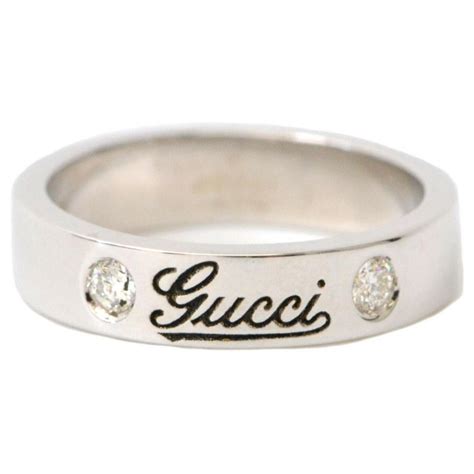 gucci textured icon ring